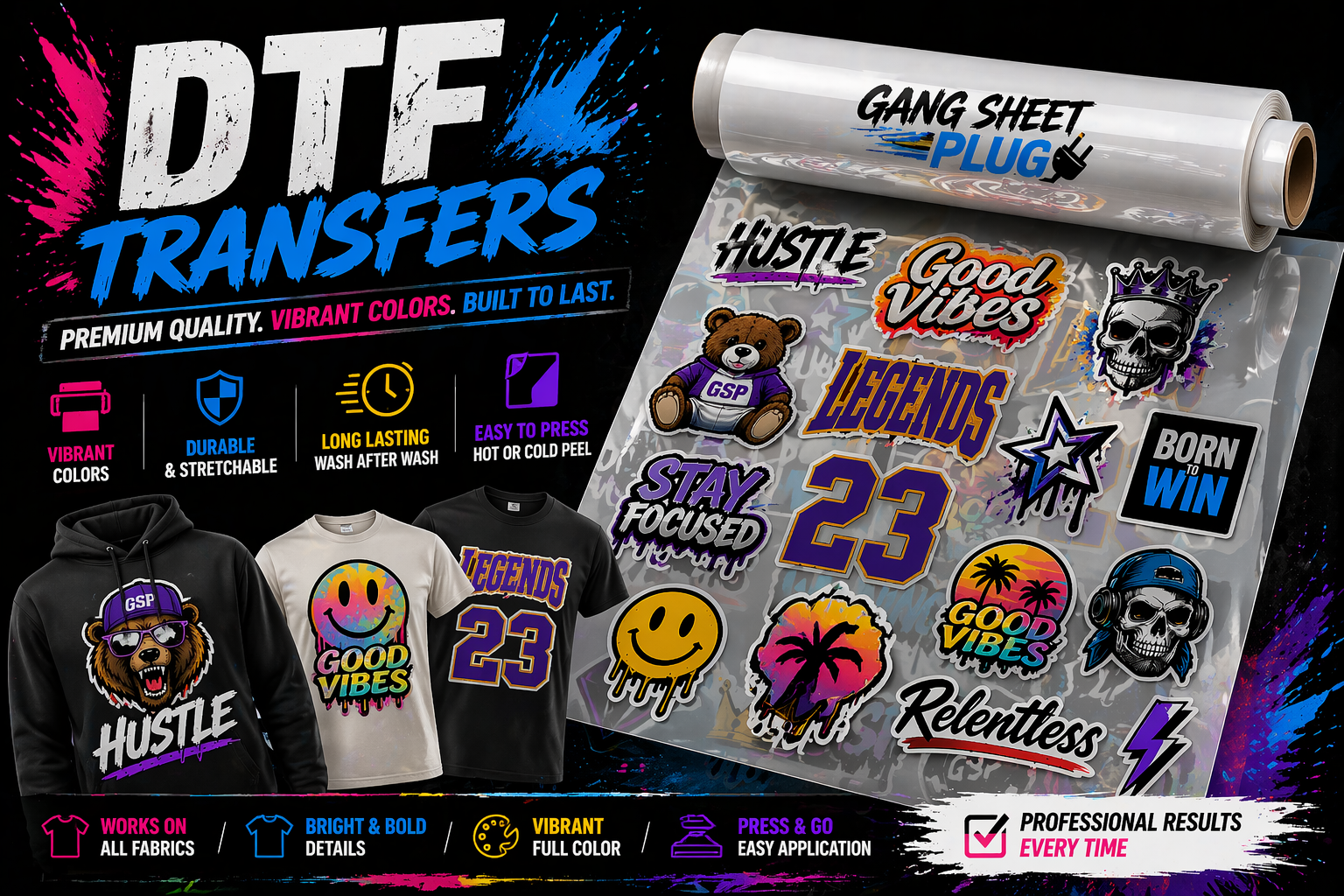 DTF GANG SHEETS